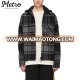 new arrival spring custom plaid mens flannel shirts with hood