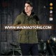 Classic warm winter jacket coat with hood long mens coat